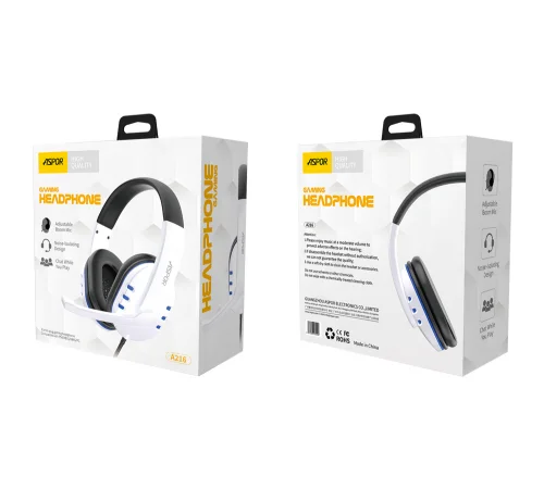 Aspor A216 Aux 3 5mm Gaming Headset Deep Base With Adjustable Mic | Aspor | AdvanceStore UK