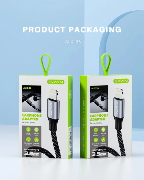 Bavin Aux 36 Lighting Audio Headphone Jack Adapter | BAVIN | AdvanceStore UK