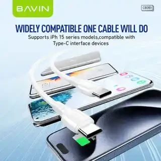BAVIN CB351 3M USB-C To USB-C 60W Extra Long Cable | BAVIN | AdvanceStore UK