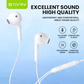 BAVIN HX867 USB-C Wired Earphones With Microphone | BAVIN | AdvanceStore UK