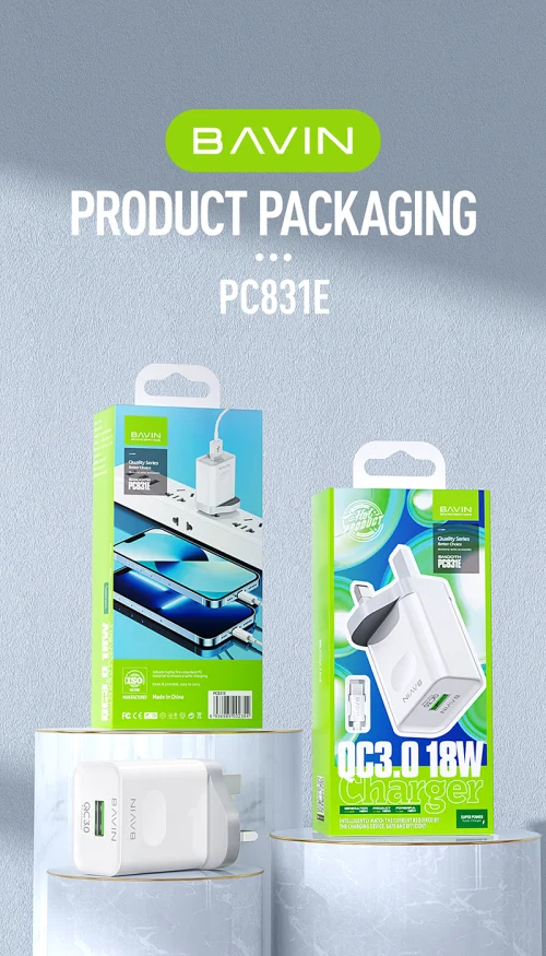 Bavin Pc831e Lighting 18w 3 0 For Iphone X Xr Xsmax 11 12 13 14pro Max | BAVIN | AdvanceStore UK