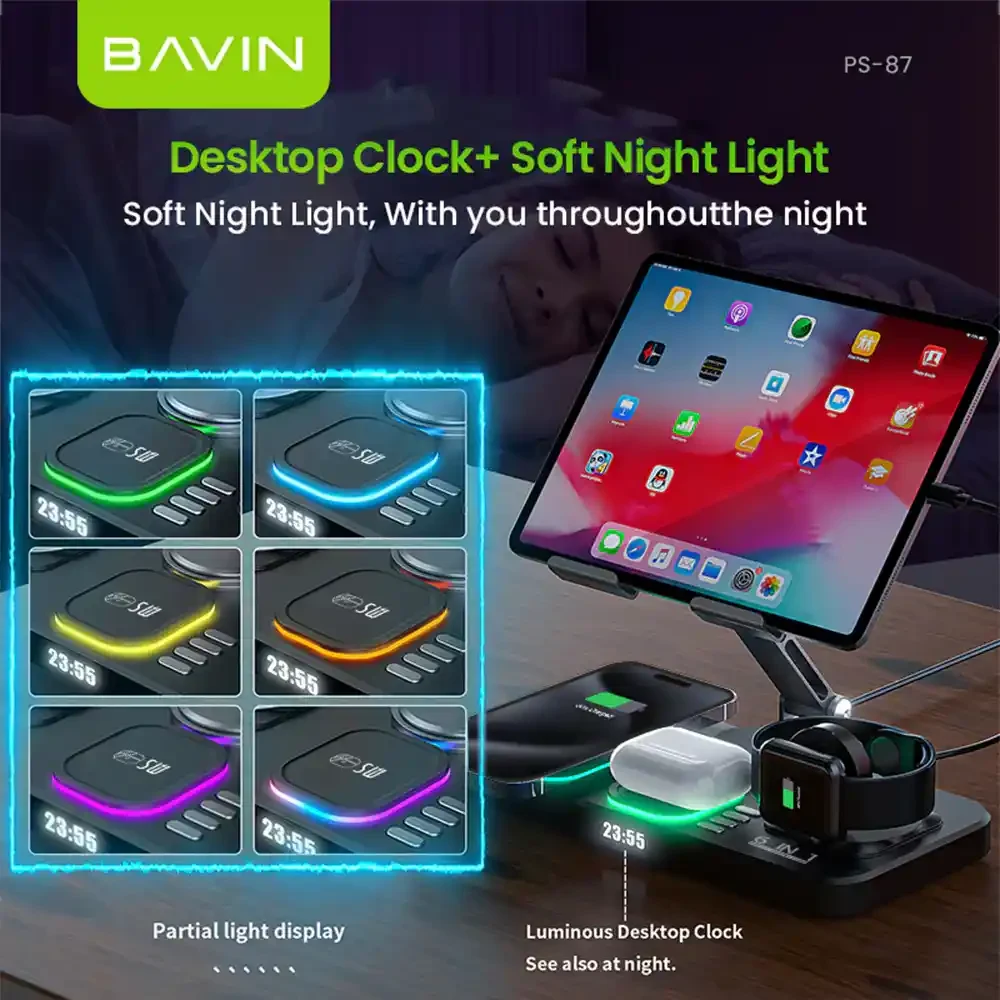 BAVIN PS-87 Qi Wireless Charging Car Holder With Suction Mount | BAVIN | AdvanceStore UK