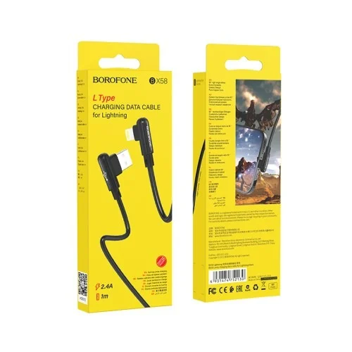Bx58 Lucky Charging Data Cable For Iphone | BOROFONE | AdvanceStore UK
