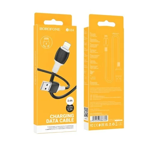 Bx84 Rise Charging Data Cable For Iphone | BOROFONE | AdvanceStore UK