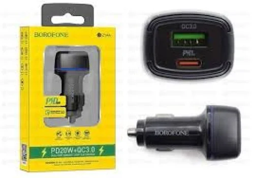 Bz14a Mercury Pd20w Qc3 0 Fast Charger Efficient And Reliable Dual Port Adapter | BOROFONE | AdvanceStore UK