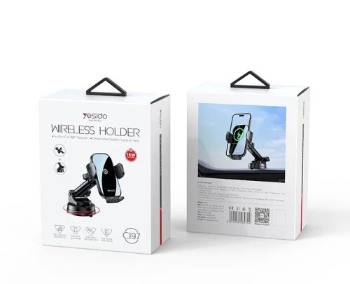 C197 Yesido The Wireless Charging Car Holder That Keeps Your Phone Secure And Powered | BOROFONE | AdvanceStore UK
