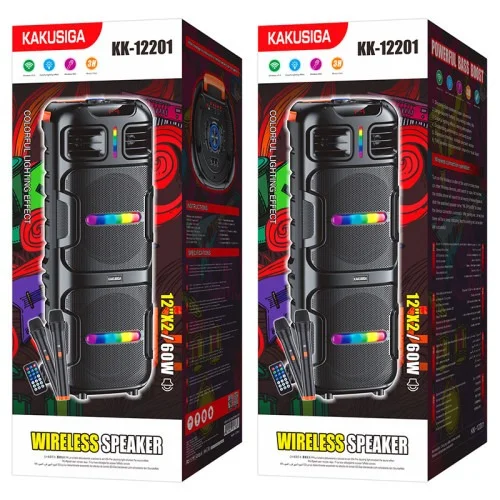 Kakusiga Kk 12201 Guangman Colorful Light Wireless Speaker Powerful Sound And Led Lighting | Kakusiga (KSC) | AdvanceStore UK