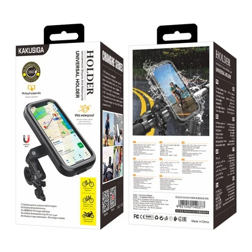 Ksc 1532 Changhe Waterproof Phone Holder Universal Bike And Motorcycle Mount With Touchscreen Cover | Kakusiga (KSC) | AdvanceStore UK