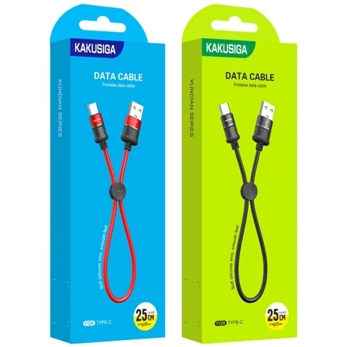 Ksc 351 Xundian Short 5a Charging Data Cable Type C 25cm | Kakusiga (KSC) | AdvanceStore UK