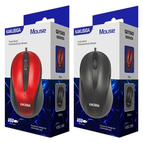 Ksc 356 Qiyao Three Button Optical Mouse | Kakusiga (KSC) | AdvanceStore UK