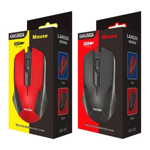 Ksc 357 Langsi Three Button Optical Mouse | Kakusiga (KSC) | AdvanceStore UK