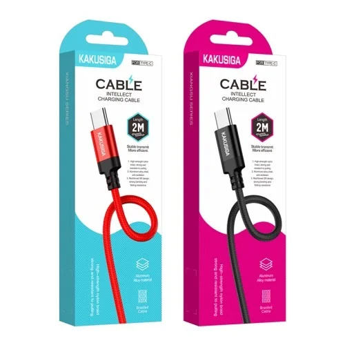 Ksc 698 Xiangsu Smart Fast Charging Data Cable Type C 2m | Kakusiga (KSC) | AdvanceStore UK