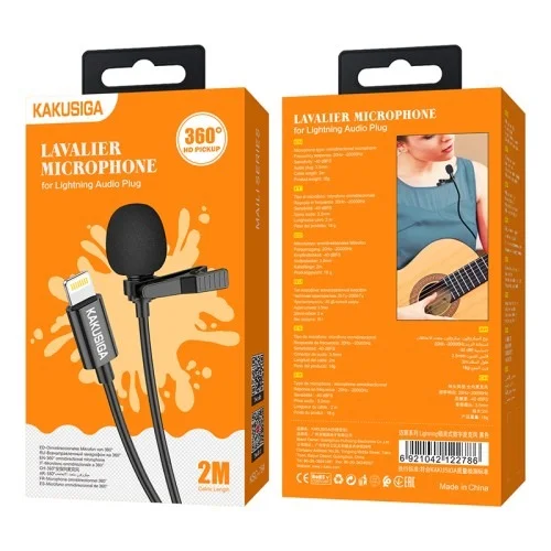 Ksc 764 Maili Lightning Lapel Microphone | Kakusiga (KSC) | AdvanceStore UK