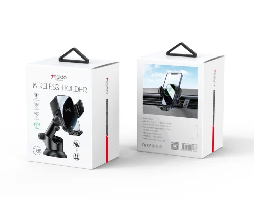 Yesido C186 15w Wireless Charging Car Phone Holder Suction Cup And Air Vent Mount | Yesido | AdvanceStore UK