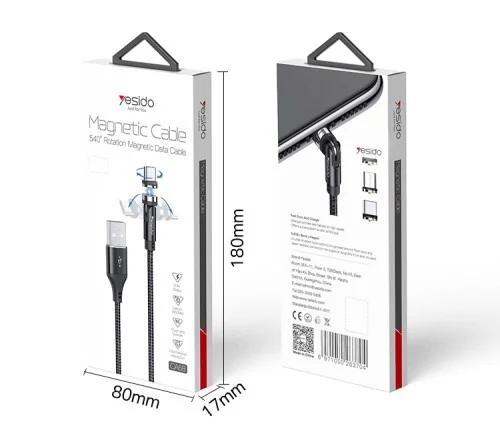 Yesido Ca68 3 In 1 2 4a Usb Magnetic Charging Cable | Yesido | AdvanceStore UK