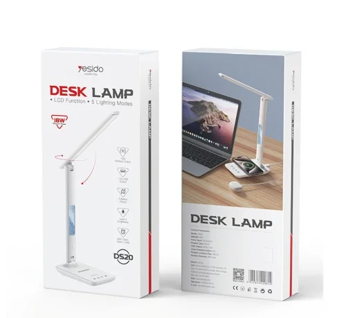 Yesido Ds20 Desk Lamp With Lcd Function And 5 Different Modes | Yesido | AdvanceStore UK