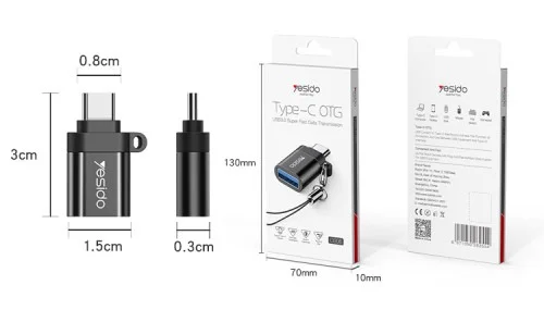 Yesido Gs06 Usb C To Usb 3 0 Otg Adepter | Yesido | AdvanceStore UK