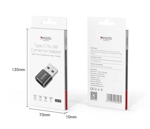 Yesido Gs09 Type C To Usb Data Transfer 3 0 Super Fast | Yesido | AdvanceStore UK