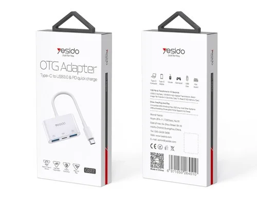 Yesido Gs17 Type C Otg Adapter For Android Devices | Yesido | AdvanceStore UK
