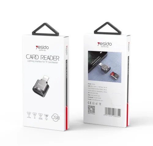 Yesido Gs18 Lighting Card Reader For Tf Cards | Yesido | AdvanceStore UK