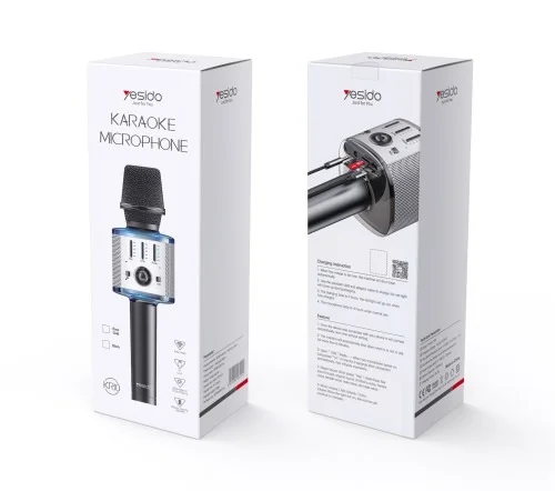 Yesido Kr10 Karaoke Microphone Wireless For Singing | Yesido | AdvanceStore UK