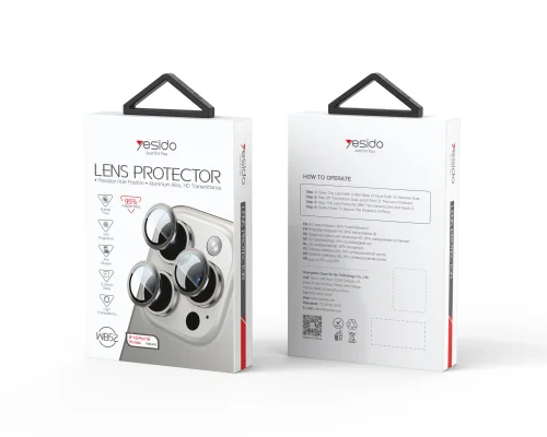 Yesido Wb52 Camera Lens Protector For Iphone 16 Series Premium Scratch Resistant Lens Guard | Yesido | AdvanceStore UK