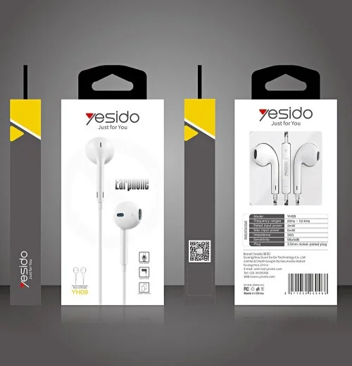 Yesido Yh09 Wired Headphone 3 5mm With Voice Control | Yesido | AdvanceStore UK
