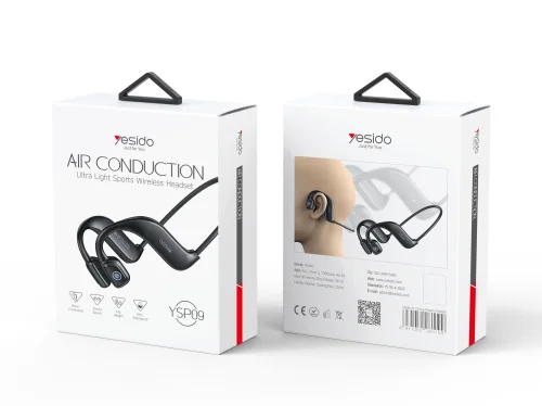 Yesido Ysp09 Air Conduction Ultra Light Sports Wirless Headset Bone Conduction Stereo Sound Ipx5 Waterproof | Yesido | AdvanceStore UK